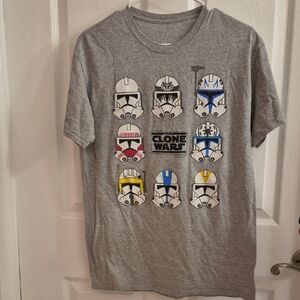 Clone Wars Kids Gray T-Shirt